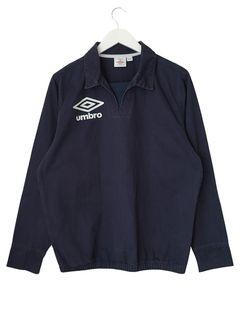  Umbro Retro Drill Top, Medium Grey Heather/Navy, S : Clothing,  Shoes & Jewelry