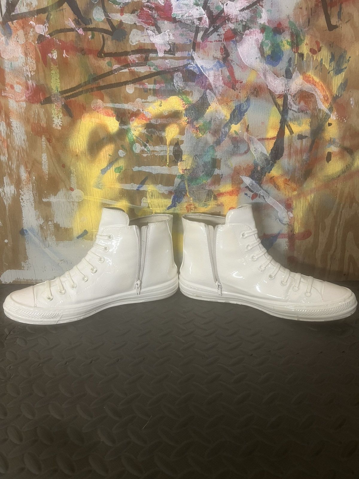 Maison Margiela Maison Margiela Stereotype White Rubberized Sneaker Size US 11.5 / EU 44-45 - 5 Thumbnail