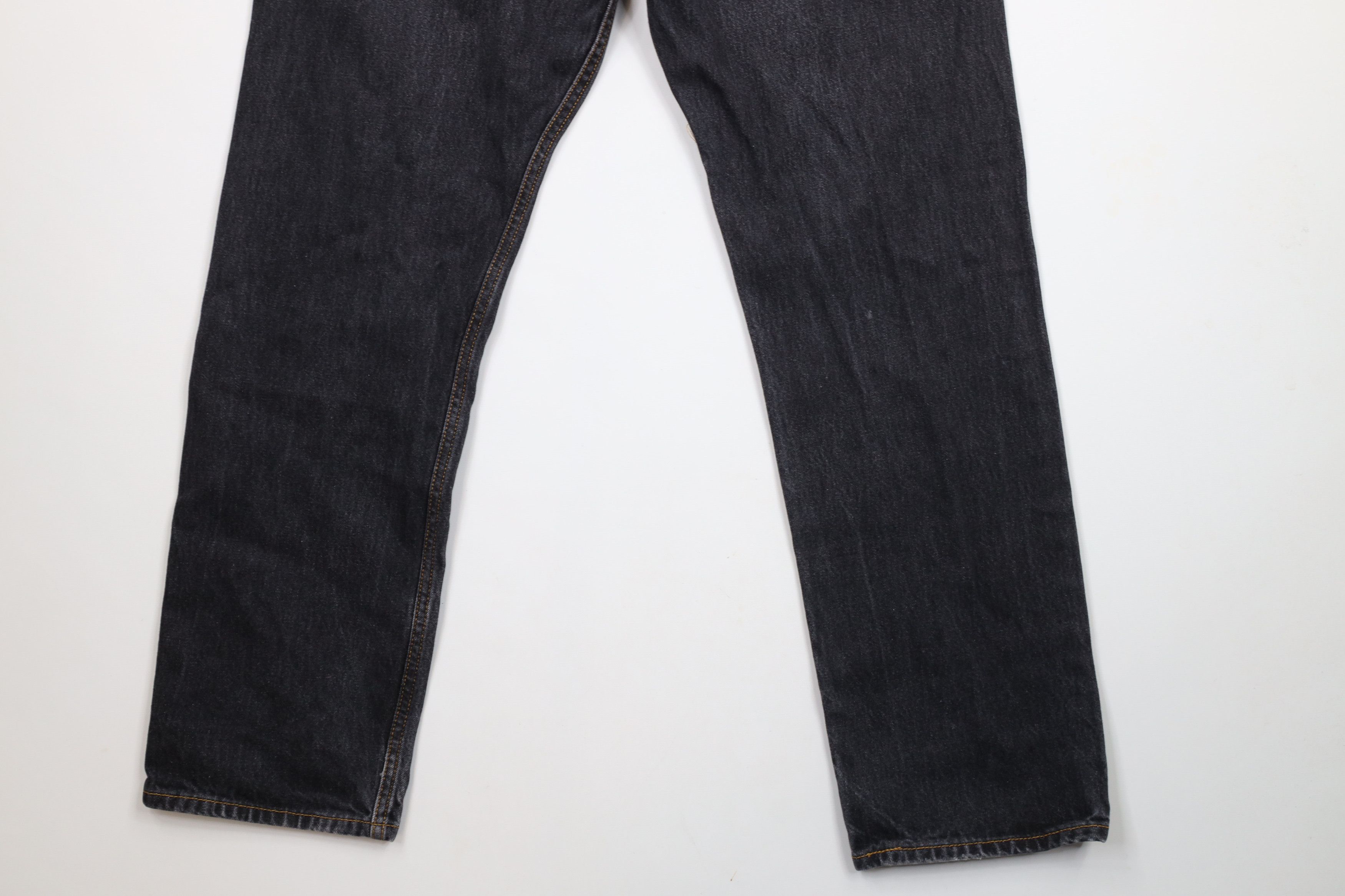 Levi's × Vintage Vintage Y2K Levis 501xx Button Fly Original Fit Jeans Black Size US 34 / EU 50 - 11 Thumbnail