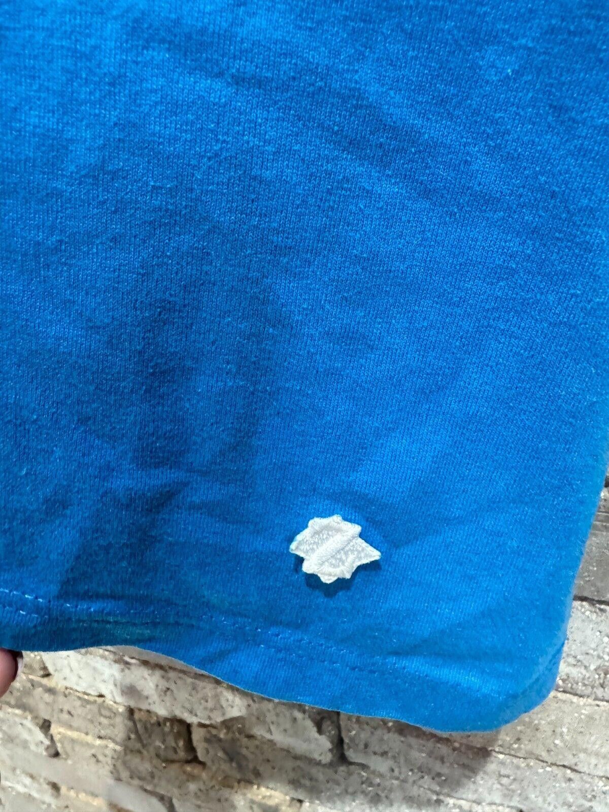 Jerzees Vintage 90s Hummingbird Ladybug Blue Jerzees Made in The USA Size L / US 10 / IT 46 - 5 Thumbnail