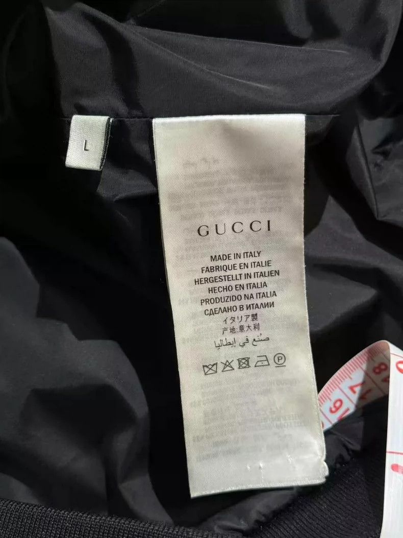 Gucci Gucci Snake print logo school uniform zipper jacket 2501-Ne Size US L / EU 52-54 / 3 - 4 Thumbnail