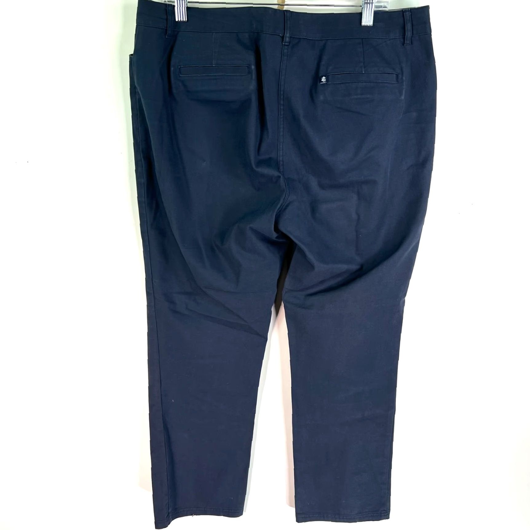 Brooks Brothers Brooks Brothers Pants Womens 14 Blue 38X29 Knit Chino Flat Front Relaxed Straight 90s City Preppy Size 36" / US 14 / IT 50 - 6 Thumbnail