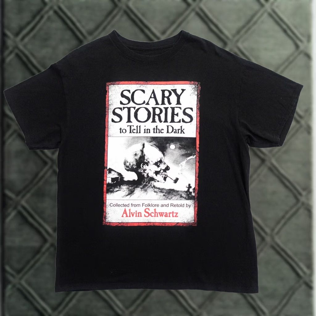 Vintage Scary Stories TShirt Adult Large Black Nike Shirt Mens Mens Size US L / EU 52-54 / 3 - 1 Thumbnail