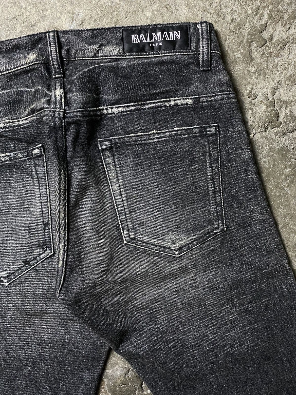 Balmain Balmain Distressed Denim Shorts Size US 32 / EU 48 - 8 Thumbnail