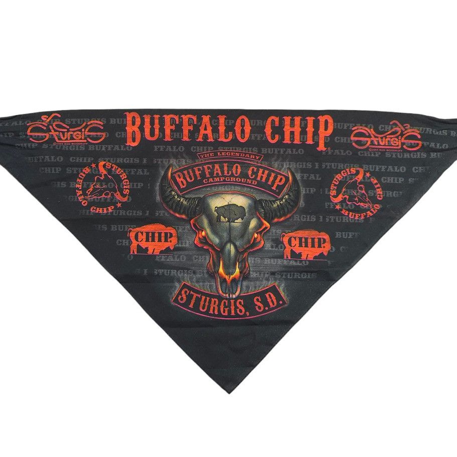 Other Sturgis South Dakota Handkerchief Scarf 2009 Buffalo Chip Size ONE SIZE - 1 Thumbnail