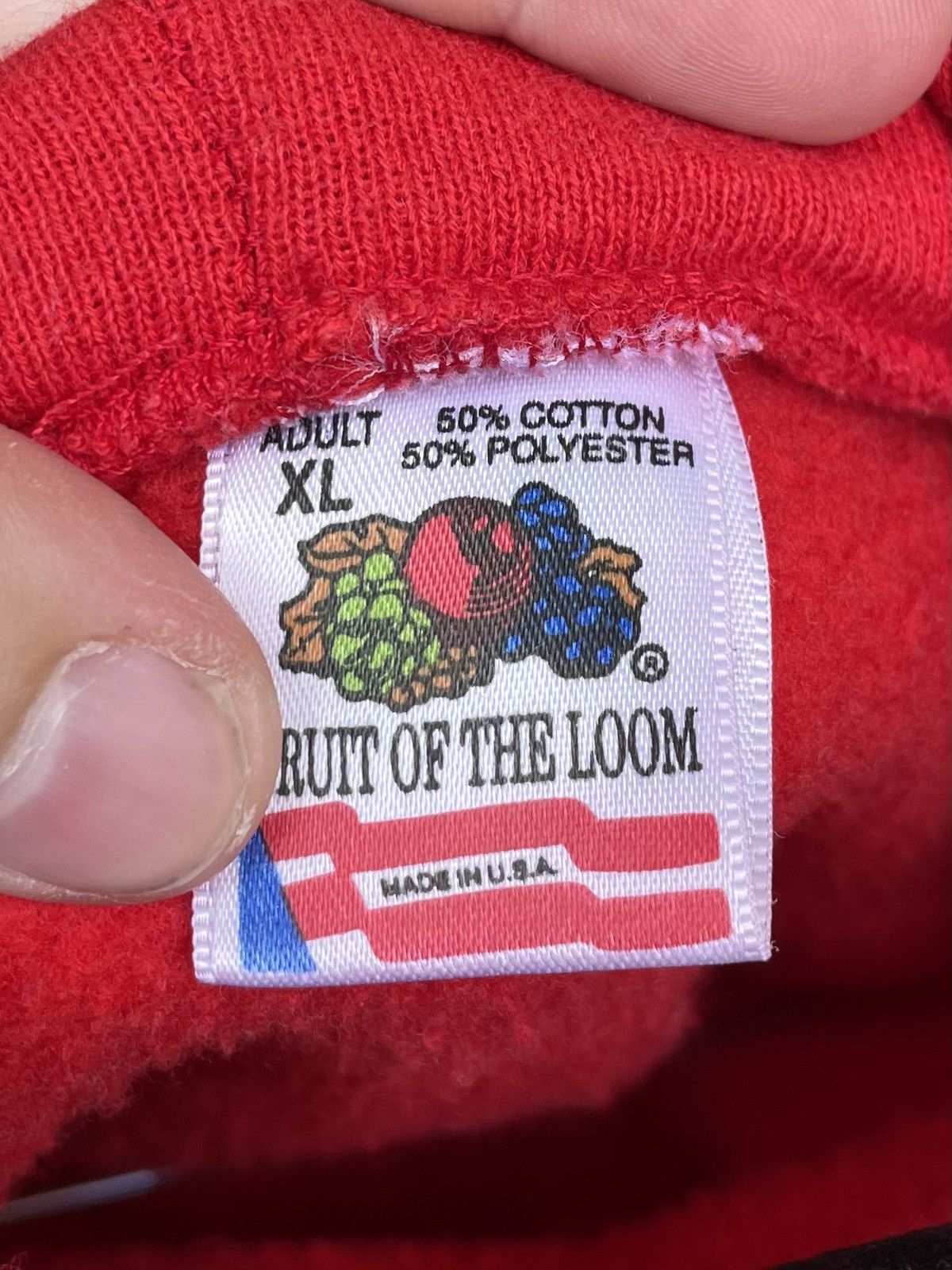 Fruit Of The Loom 90s FOTL Never Surrender Local 26 Hotel Worker Strike hoodie Size US XL / EU 56 / 4 - 2 Thumbnail