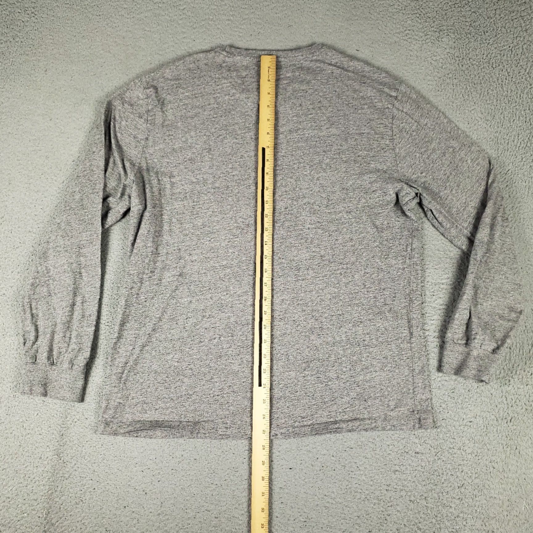 Ralph Lauren RALPH LAUREN T-Shirt Mens XL Gray Long Sleeve Crew Neck Casual Logo Regular Fit Size US XL / EU 56 / 4 - 4 Thumbnail