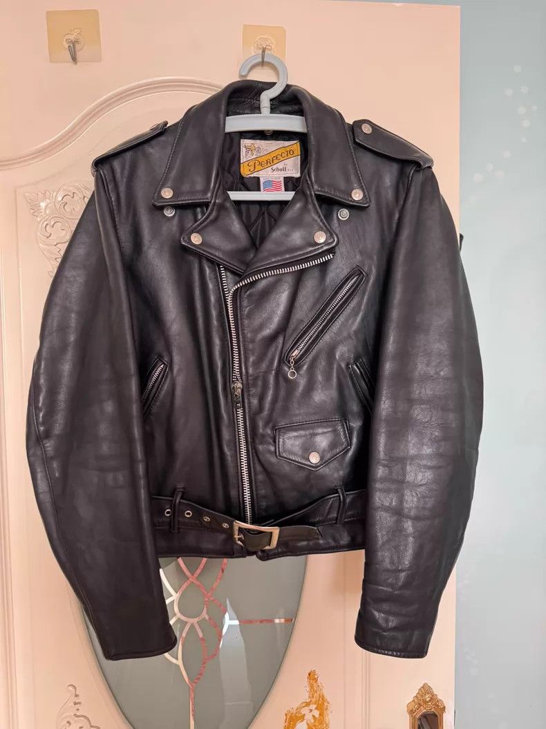 Schott Schott 618 classic motorcycle leather jacket Size US XS / EU 42 / 0 - 2 Thumbnail