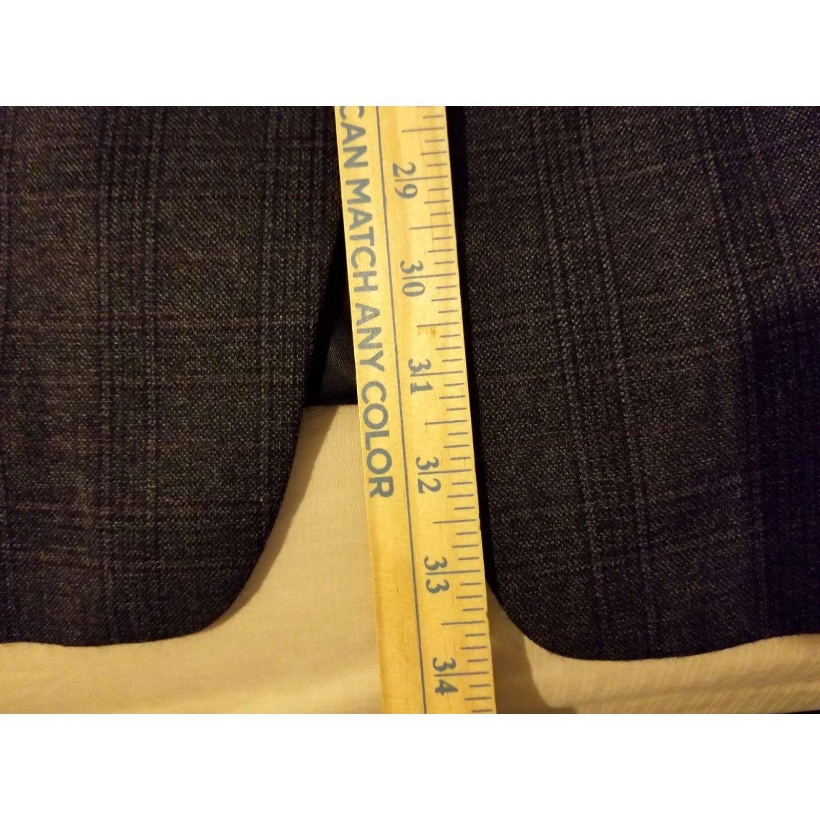 Calvin Klein Calvin Klein Jacket Mens 50 Gray Wool Blazer 50R Grey Size 50R - 6 Thumbnail