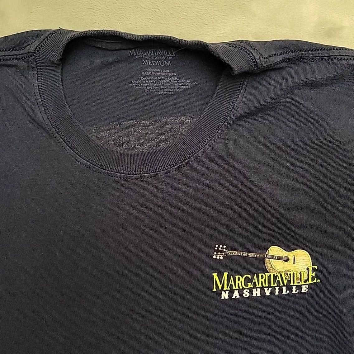 Vintage Margaritaville Shirt Mens M Blue Jimmy Buffett Konky Tonkin' Broadway Nashville T-Shirt Crew Neck Short Sleeve Graphic Print Cotton Jersey Men M Blue Size US M / EU 48-50 / 2 - 2 Thumbnail