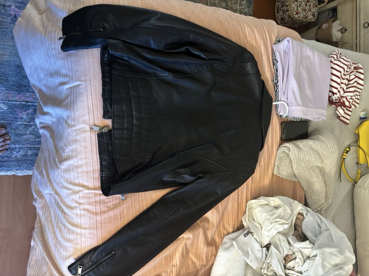 Wilsons Leather Moto leather jacket Size M / US 6-8 / IT 42-44 - 4 Thumbnail