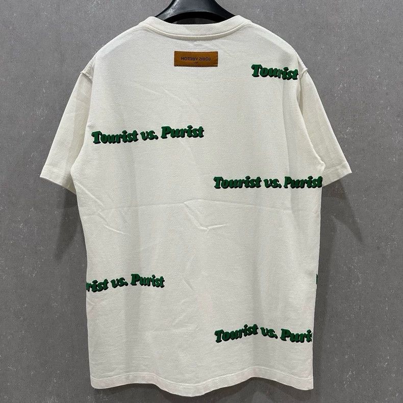Louis Vuitton Louis Vuitton Letter logo printed short sleeve Size US XL / EU 56 / 4 - 2 Thumbnail