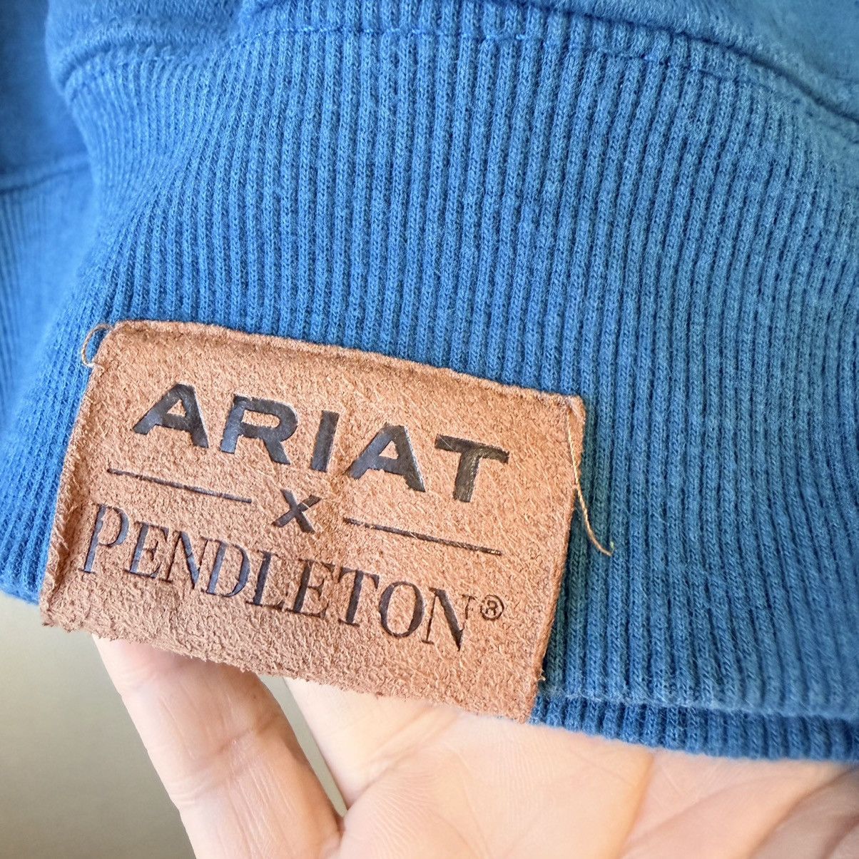 Pendleton Ariat x Pendleton Aztec Hoodie Teal Geometric Print M Size M / US 6-8 / IT 42-44 - 4 Thumbnail