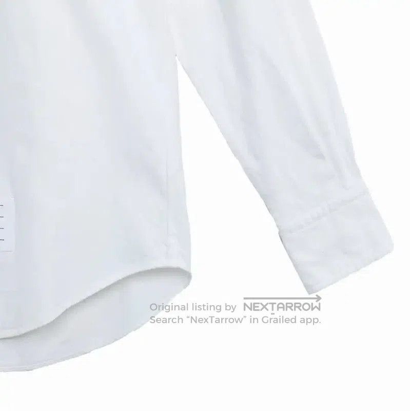 Thom Browne Thom Browne Men's White Cotton Shirt . Size US M / EU 48-50 / 2 - 5 Thumbnail