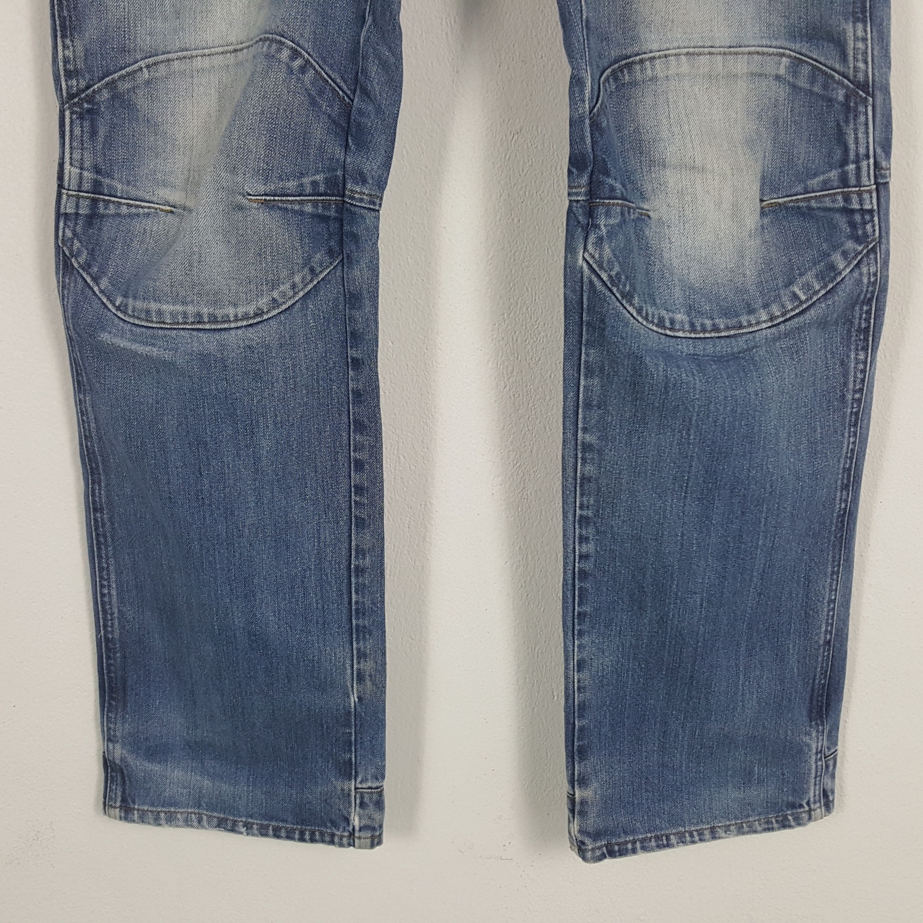 G-Star × Vintage Vintage G-Star Raw Japanese Brand Bikers Style Denim Jeans Size US 34 / EU 50 - 3 Thumbnail