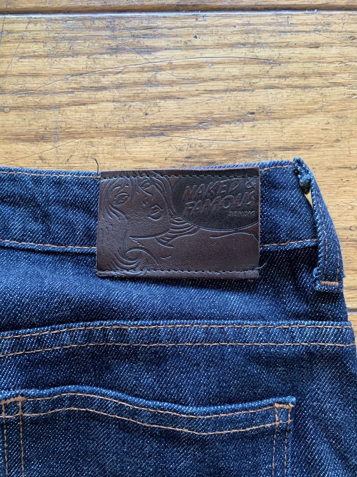 Naked & Famous Naked & Famous Selvedge Dark Wash Denim Size US 30 / EU 46 - 10 Thumbnail