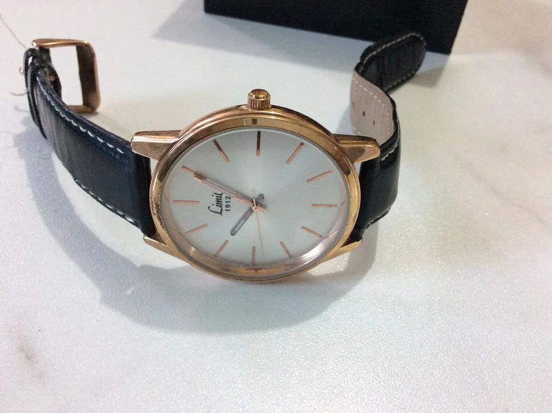 Designer limit men's gold dial black dial watch Size ONE SIZE - 3 Thumbnail
