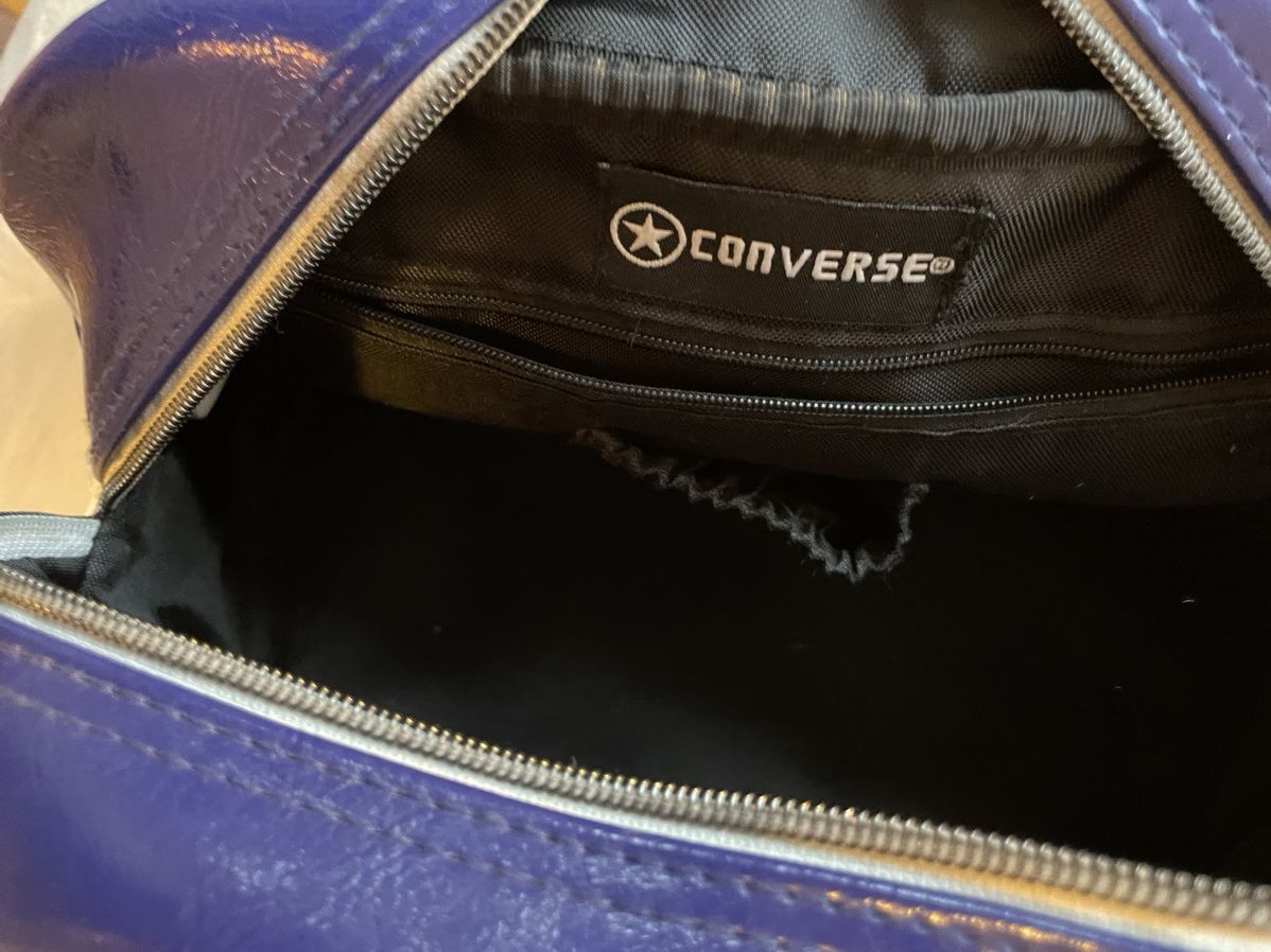 Converse Rare Vintage Converse Varsity Bag| 100% PVC| 2000s Y2K Style Size ONE SIZE - 9 Thumbnail