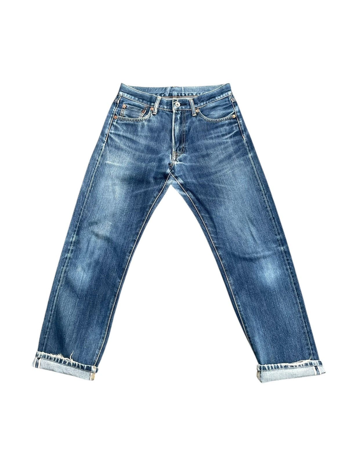 Japanese Brand Uniqlo Redline Selvedge Denim Size US 30 / EU 46 - 1 Thumbnail