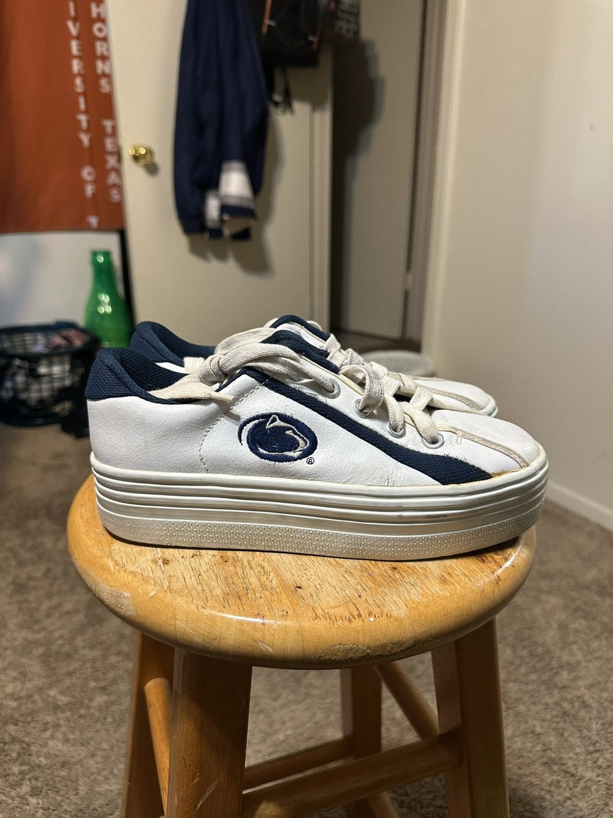 NCAA Vintage Woman’s NCAA Penn State “platform” shoes 90s size 8 Size US 8 / IT 38 - 1 Thumbnail