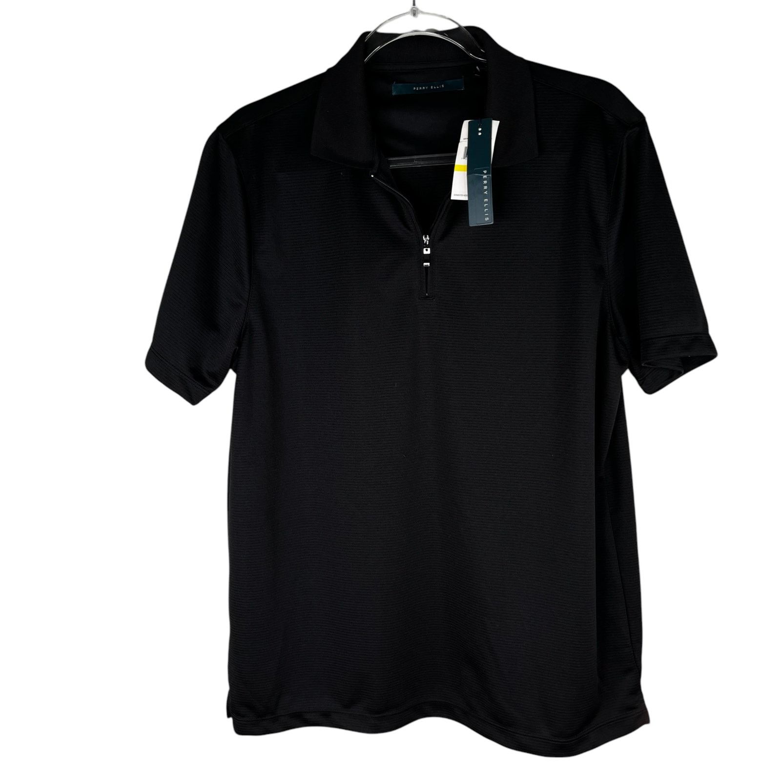 Perry ellis black polo sale