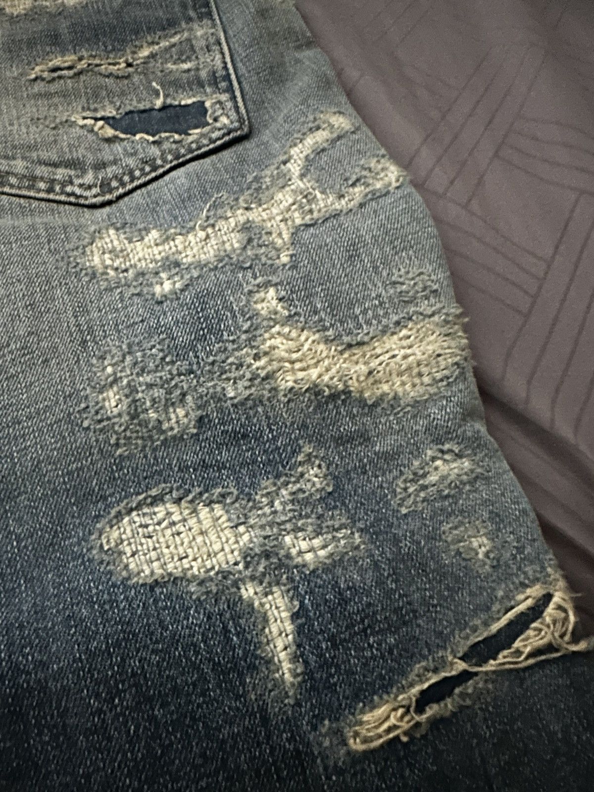 Givenchy Givenchy boro destroyed distressed denim jeans Size US 32 / EU 48 - 3 Thumbnail