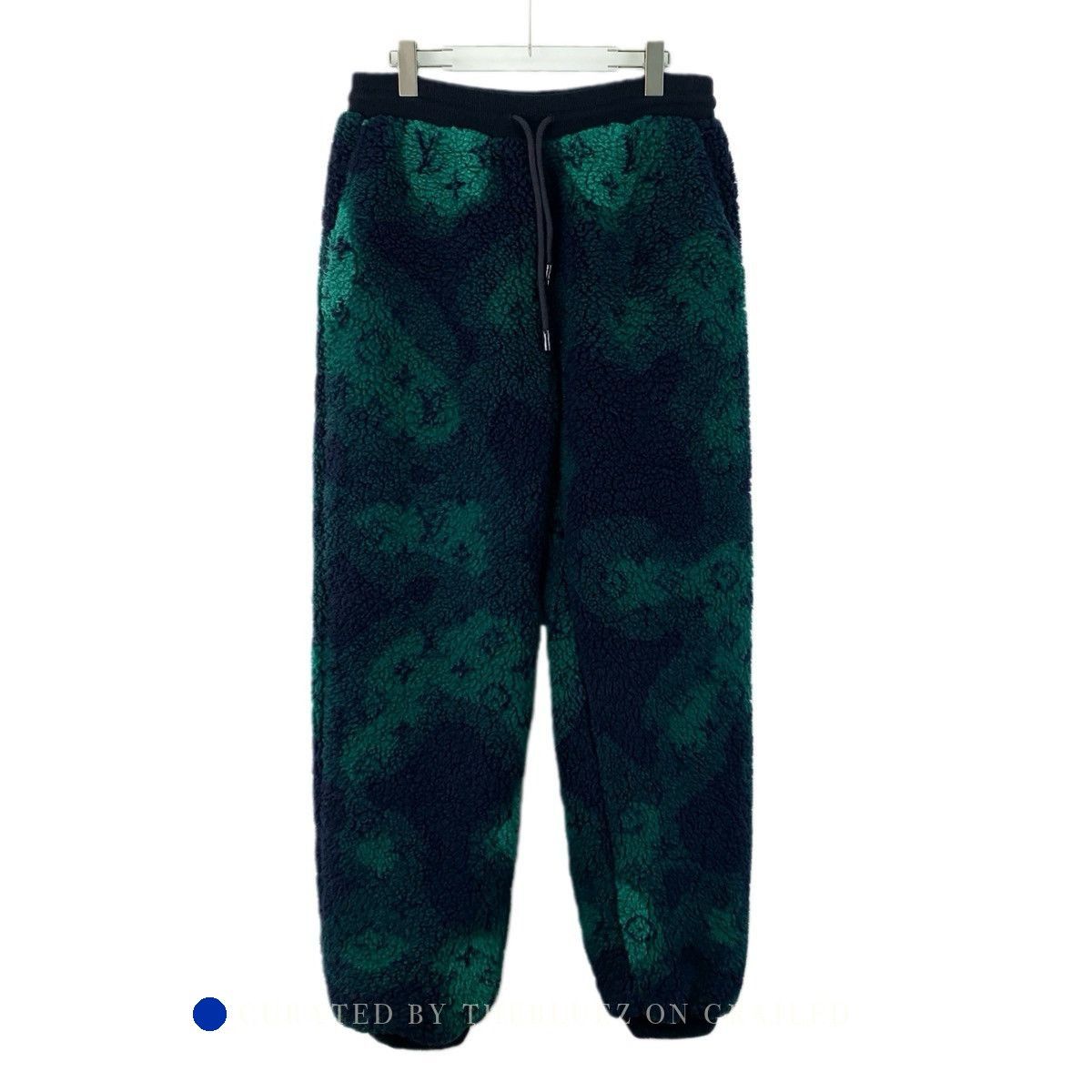 Louis Vuitton Camouflage Fleece Casual Pants in Green Size US 38 / EU 54 - 1 Thumbnail