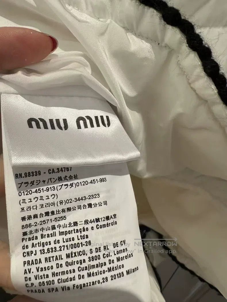 Miu Miu Miu Miu 38 White hooded down jacket Size M / US 6-8 / IT 42-44 - 5 Thumbnail