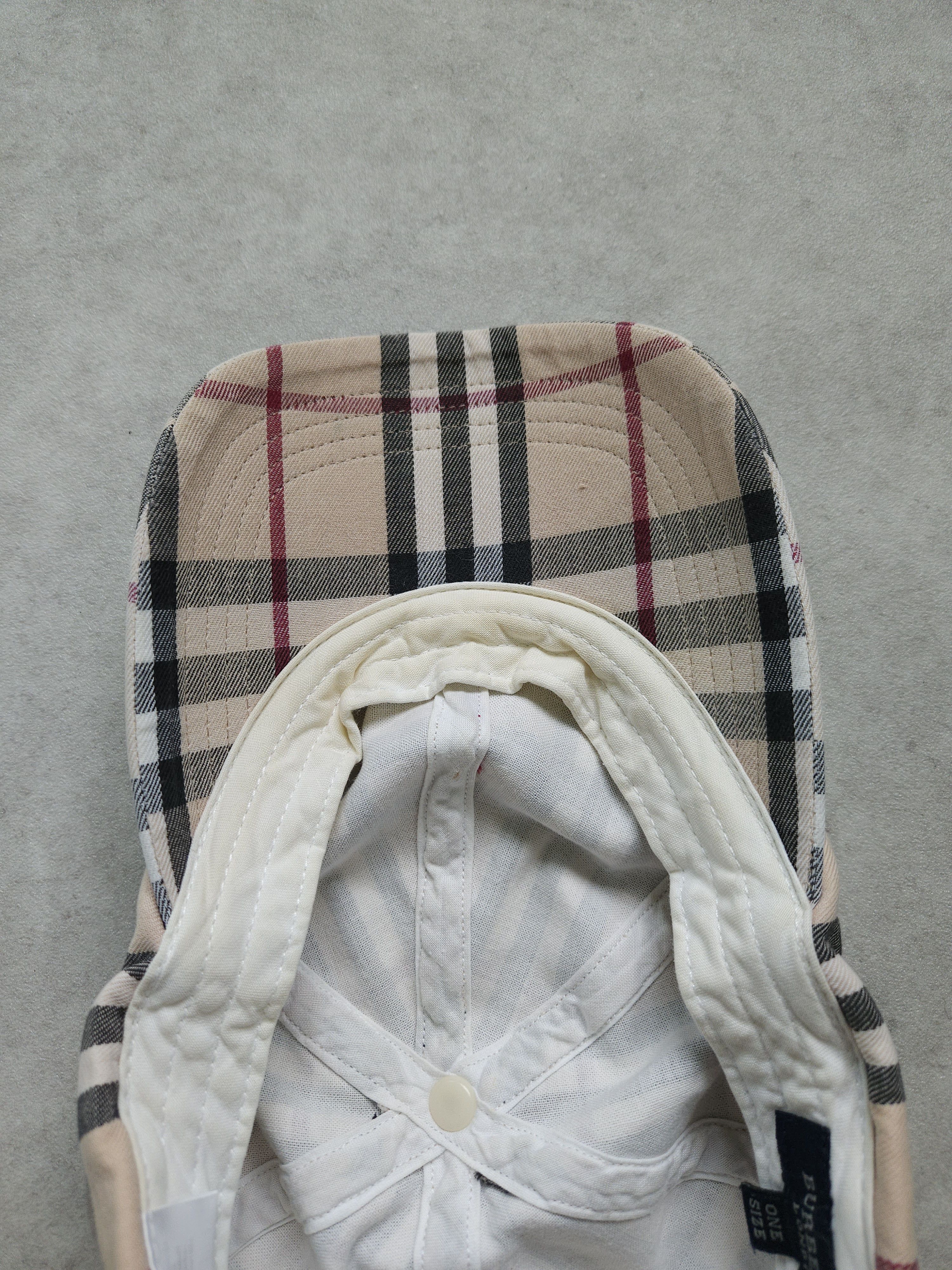 Burberry Vintage y2k burberry nova check hat cap Size ONE SIZE - 9 Thumbnail