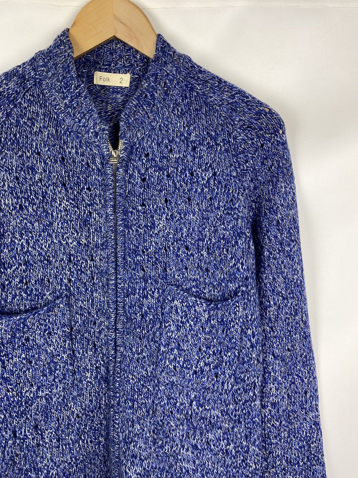 Folk Folk men’s lambswool full zip sweater size 2 Size US M / EU 48-50 / 2 - 5 Thumbnail