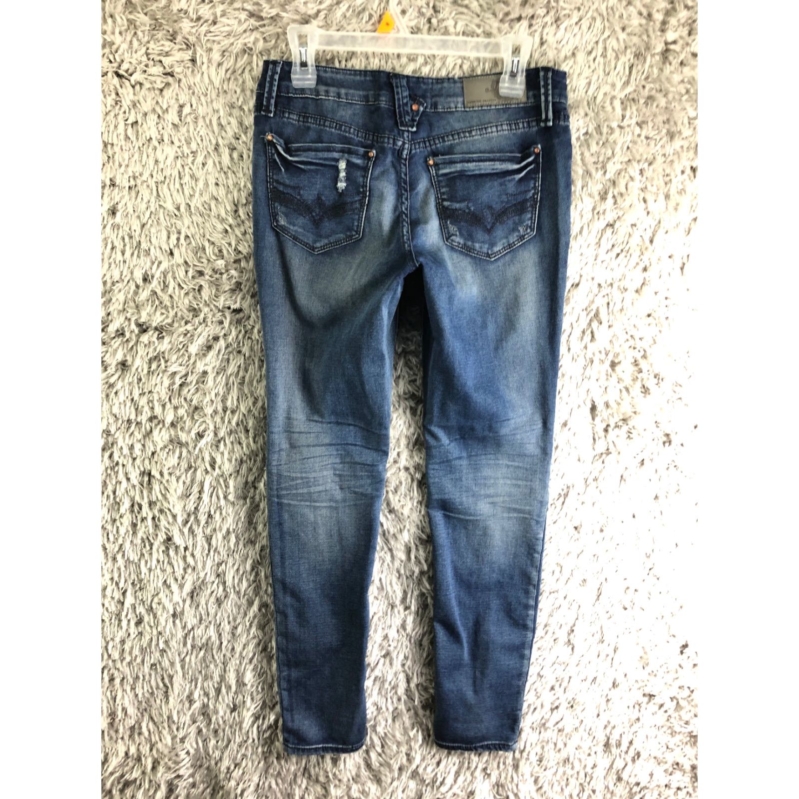 Denime Hydraulic Womens Size 8 Mid Rise Skinny Medium Wash Blue Denim Jeans Womens Size 8 Jeans Skinny Mid Rise Blue Denim 30in Waist 28in Inseam Size 30" / US 8 / IT 44 - 5 Thumbnail