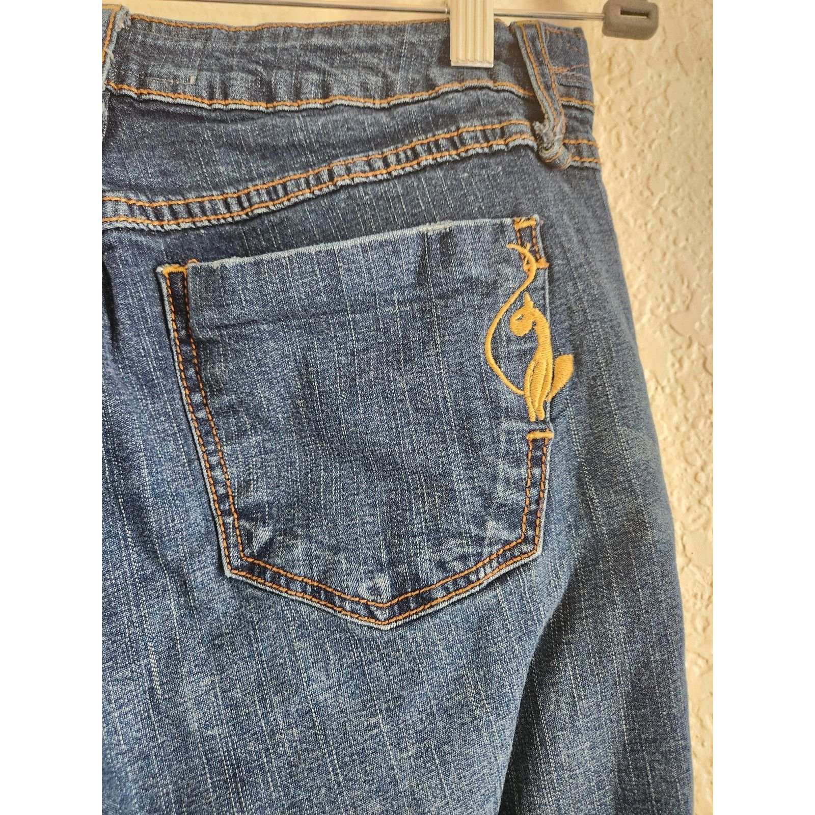 Phat Farm Y2k Phat Farms Silver Label Dark Wash Low Rise Jeans-9w Size 30" / US 8 / IT 44 - 3 Thumbnail