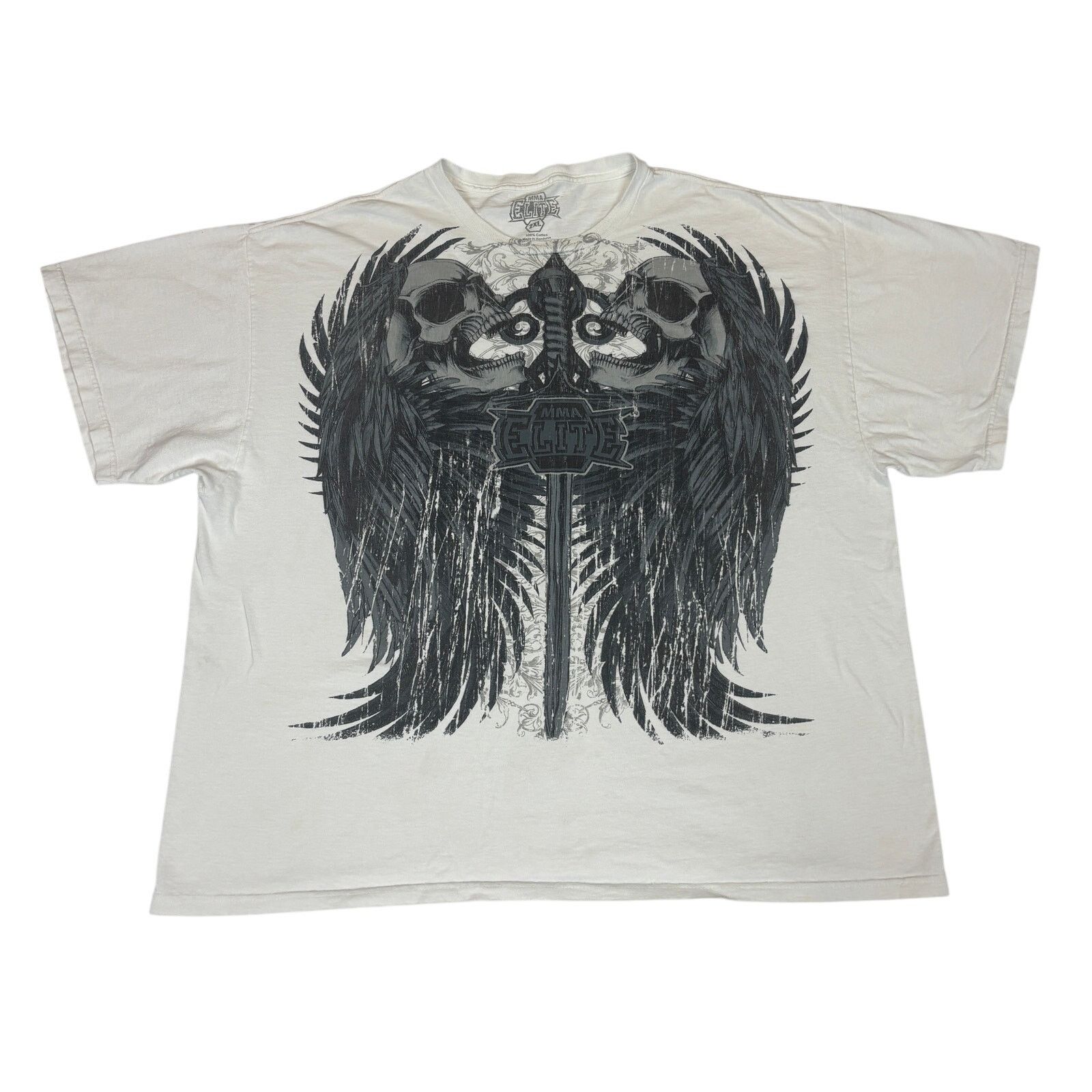 Other MMA Elite Winged Skull Sword T Shirt Men's 2XL Y2K Grunge Size US XXL / EU 58 / 5 - 1 Thumbnail