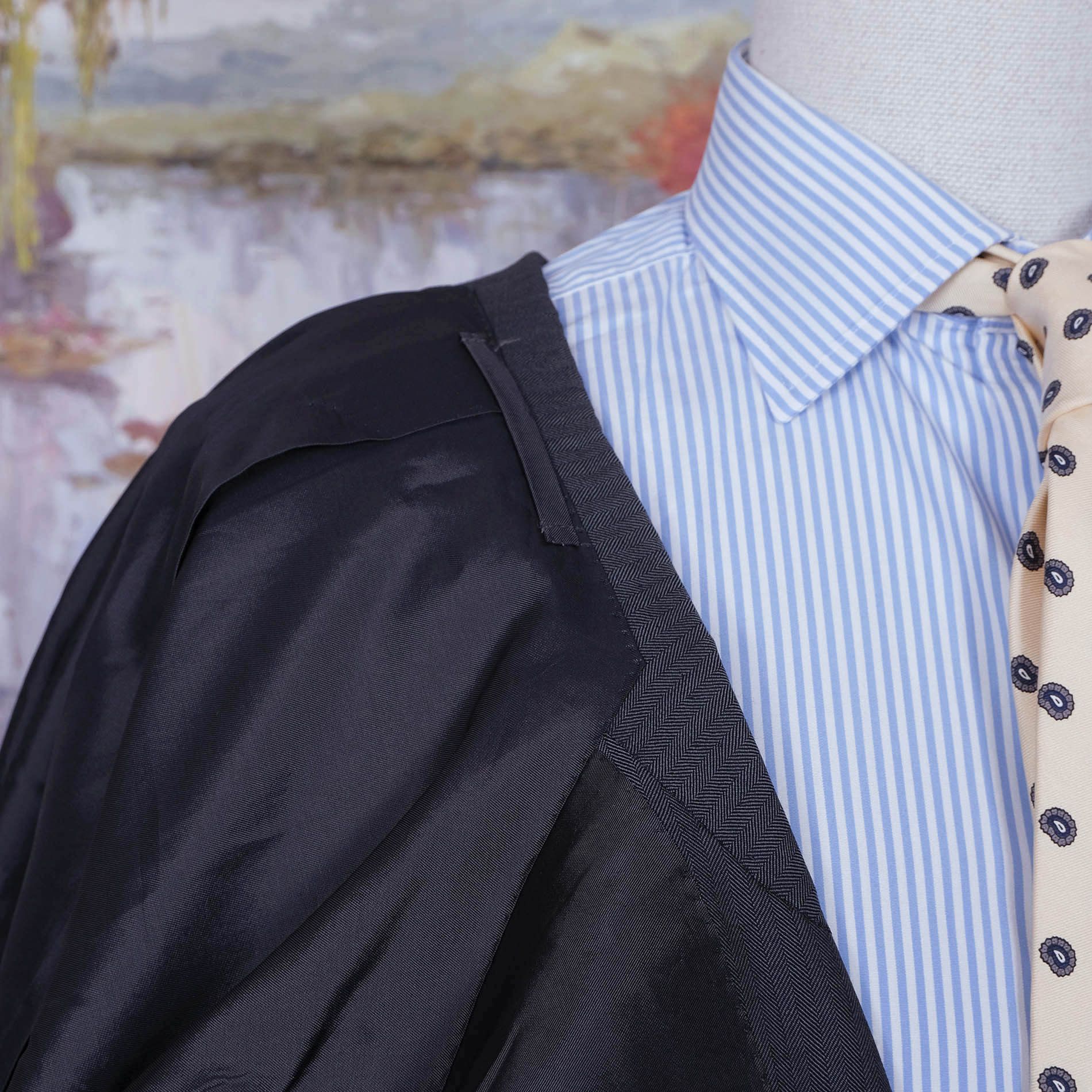 Other Sartoria Concolato, blue Jacket, Size 40, Shorter, bespoke Size 40S - 5 Thumbnail