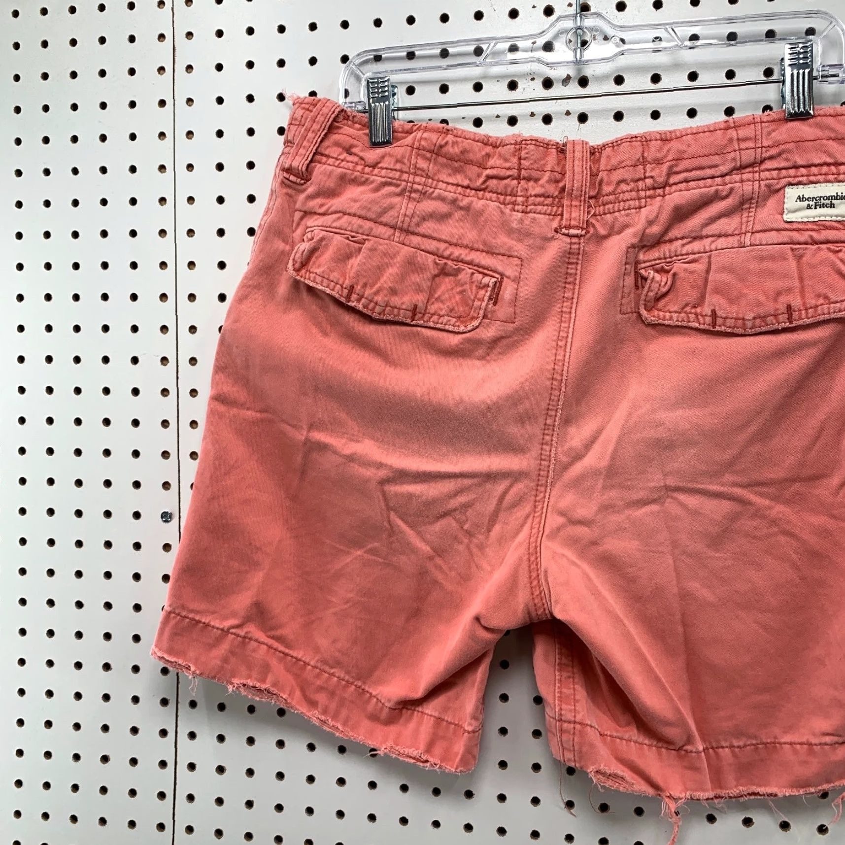 Abercrombie & Fitch Vintage Abercrombie & Fitch Shorts Mens 30 Pink Military Canvas Chino Baggy Size US 30 / EU 46 - 6 Thumbnail
