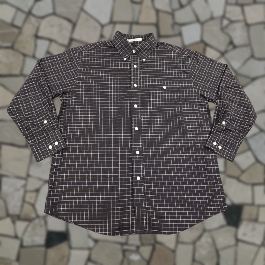 Orvis VINTAGE Orvis Shirt Mens Large Black Plaid Twill Button-Up Long Sleeve Outdoors Mens Size US L / EU 52-54 / 3 - 1 Thumbnail