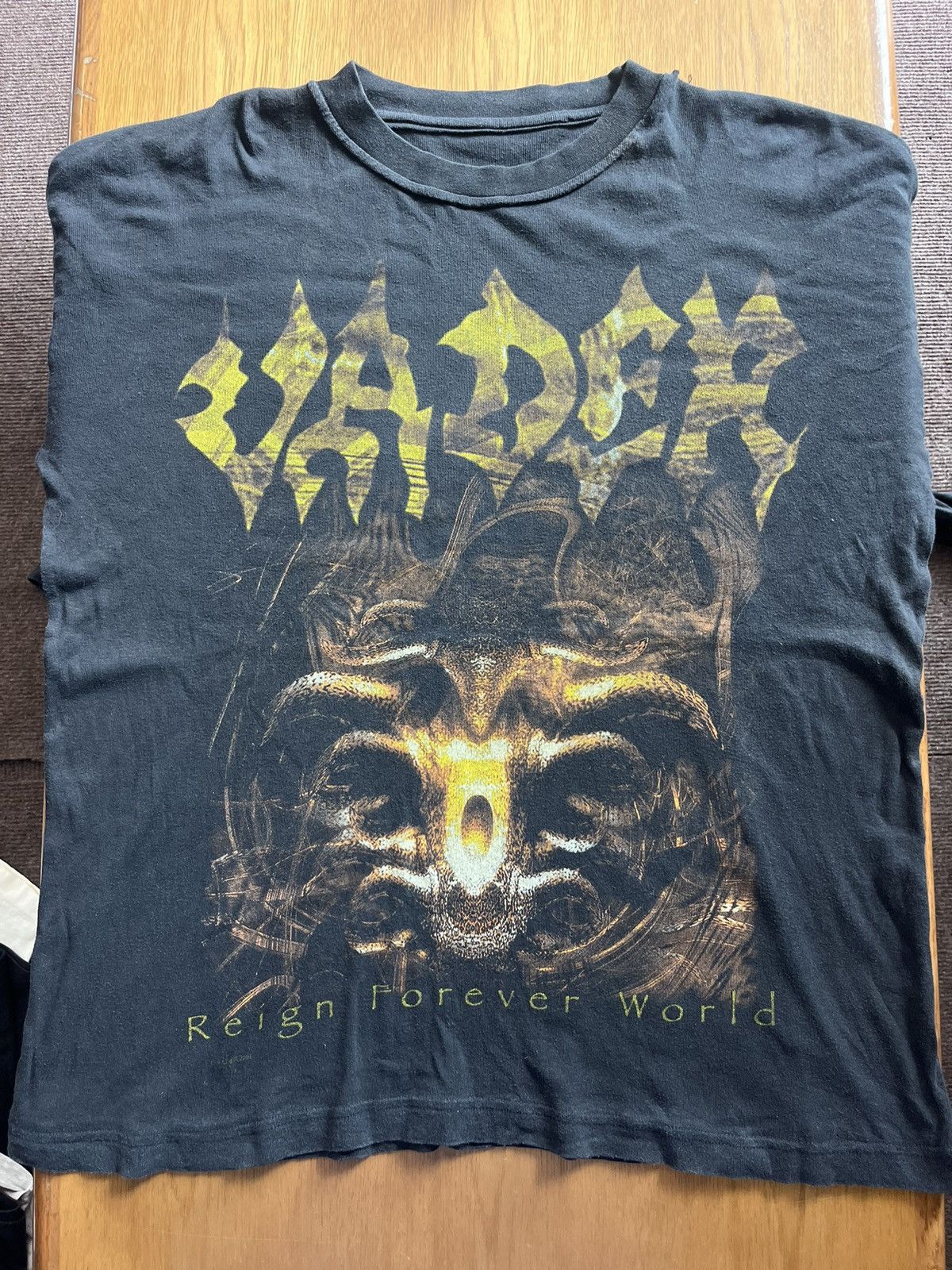 Band Tees Vintage VADER Reign Forever World 2001’s Band Tour Shirt Size US XL / EU 56 / 4 - 4 Thumbnail