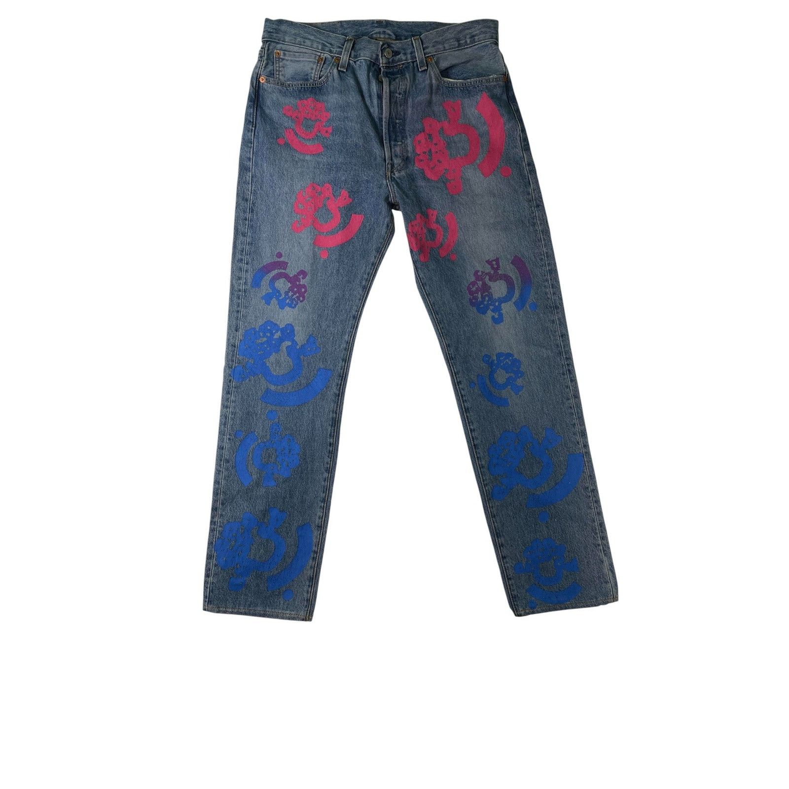 DENIM TEARS Denim Tears B Stroy Light Wash Jeans Size US 32 / EU 48 - 1 Thumbnail