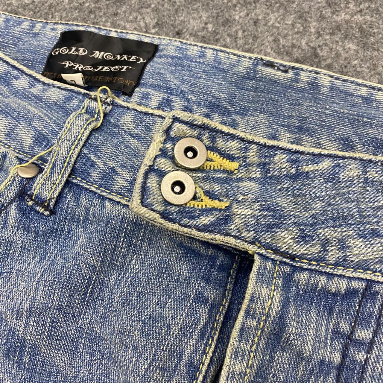 Japanese Brand 💥Best Offer💥Vintage Gold Monkey Project Distressed Denim Size US 34 / EU 50 - 14 Thumbnail