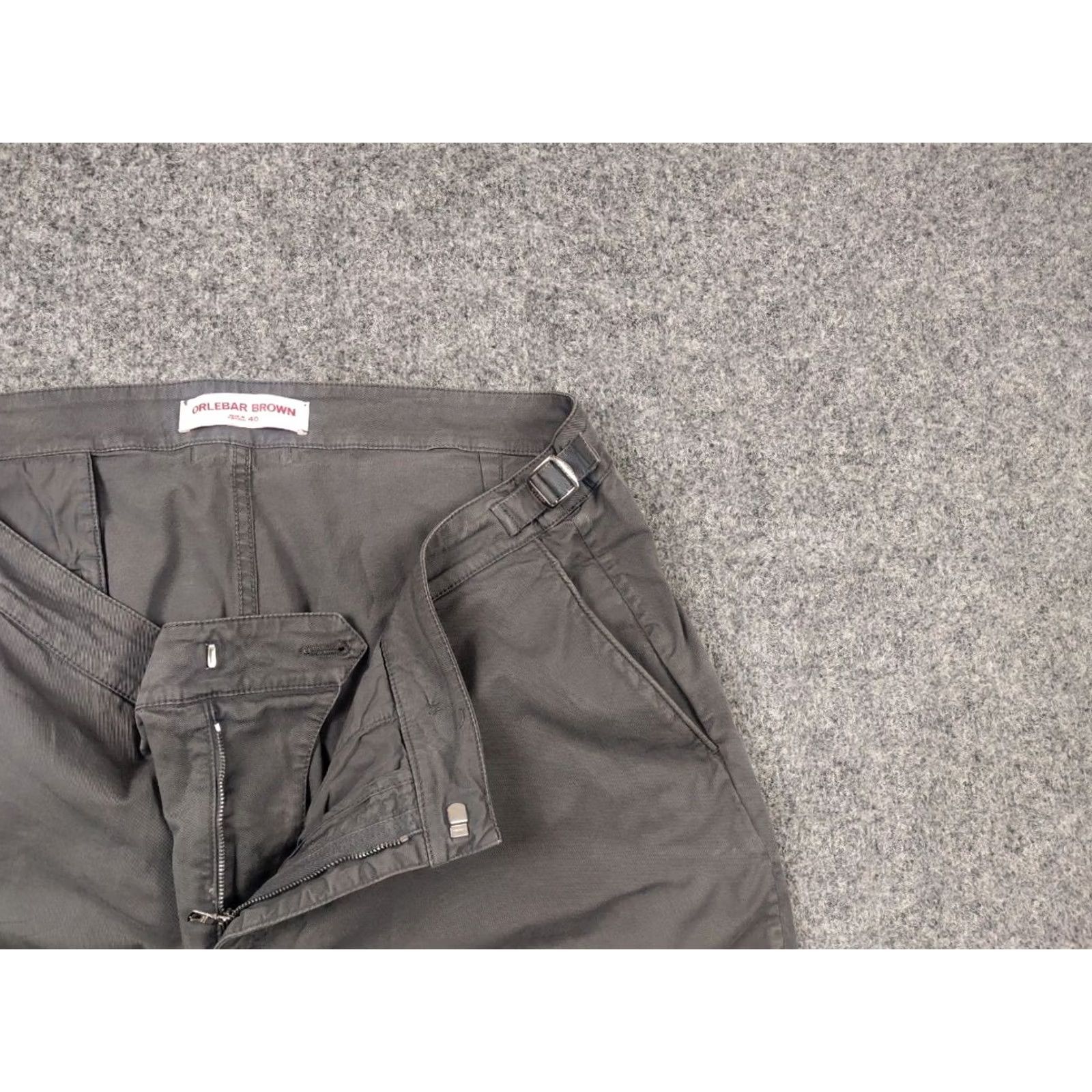 Orlebar Brown Orlebar Brown Design Cotton blend gray Bulldog Twill Pocket Minimalistic Shorts Size US 36 / EU 52 - 4 Thumbnail