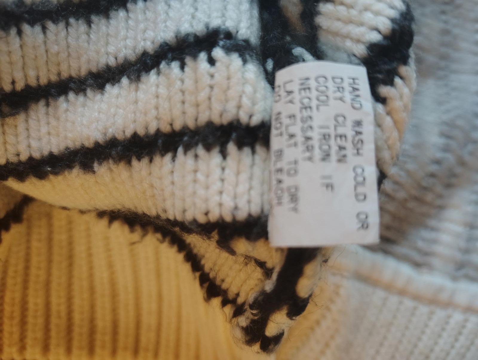 Other Fate Women's S Knit Turtle Sweater Black White Ombre Size S / US 4 / IT 40 - 7 Thumbnail