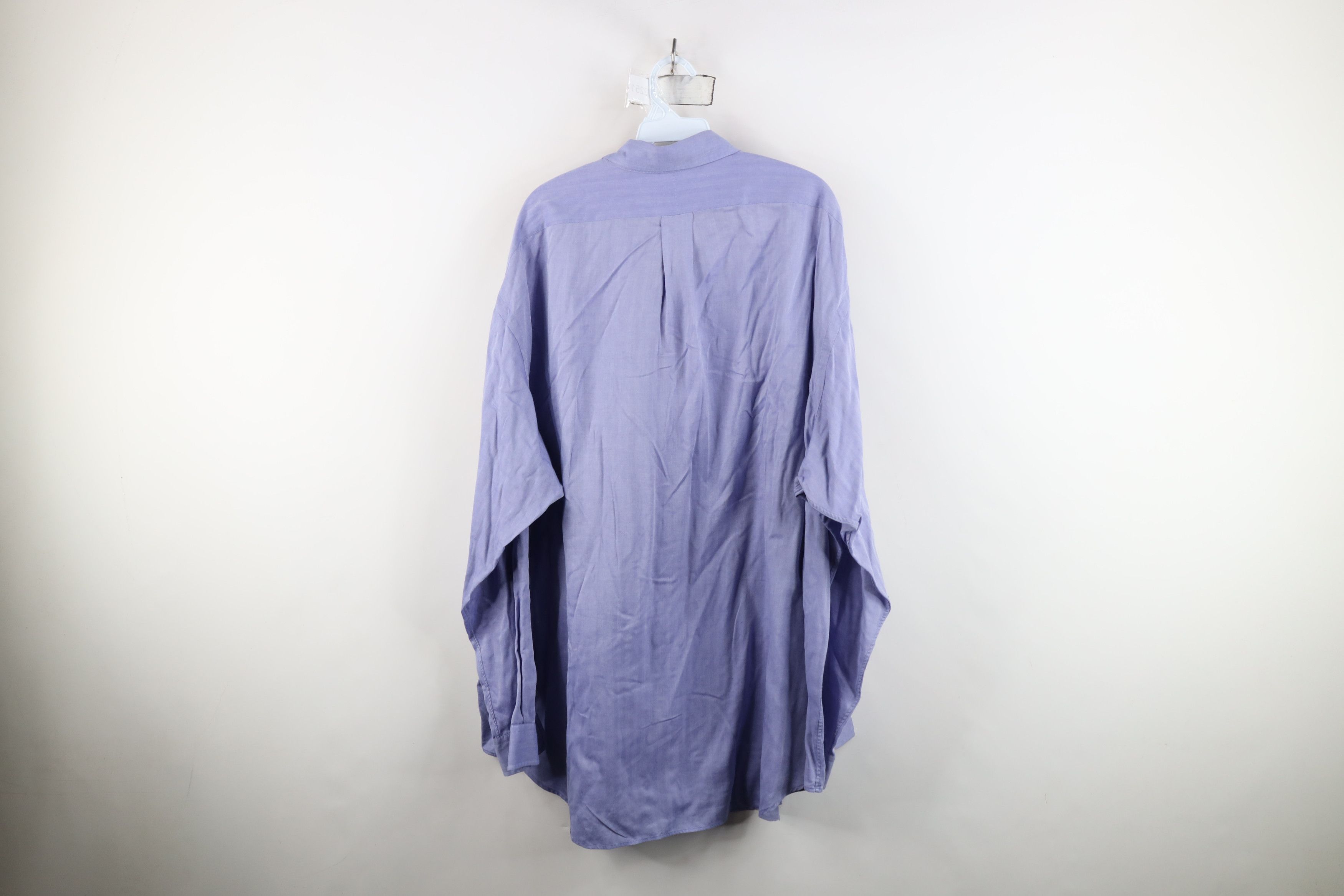 Ralph Lauren Vintage 90s Ralph Lauren Collared Button Down Shirt Blue Size US XXL / EU 58 / 5 - 12 Thumbnail