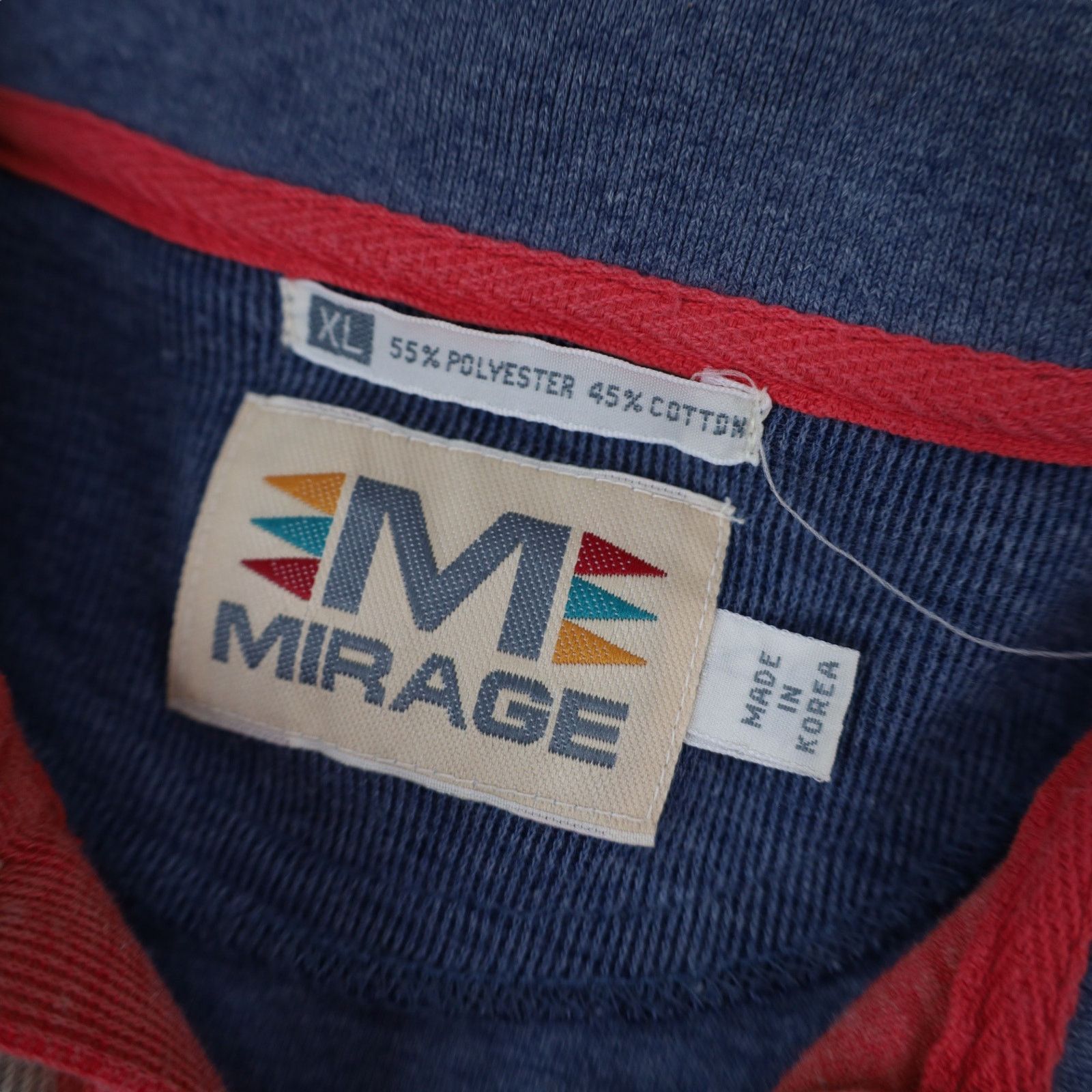 MLB × Vintage Vintage 90s MLB Mirage Cleveland Indians Spellout Polo Size US XL / EU 56 / 4 - 7 Thumbnail
