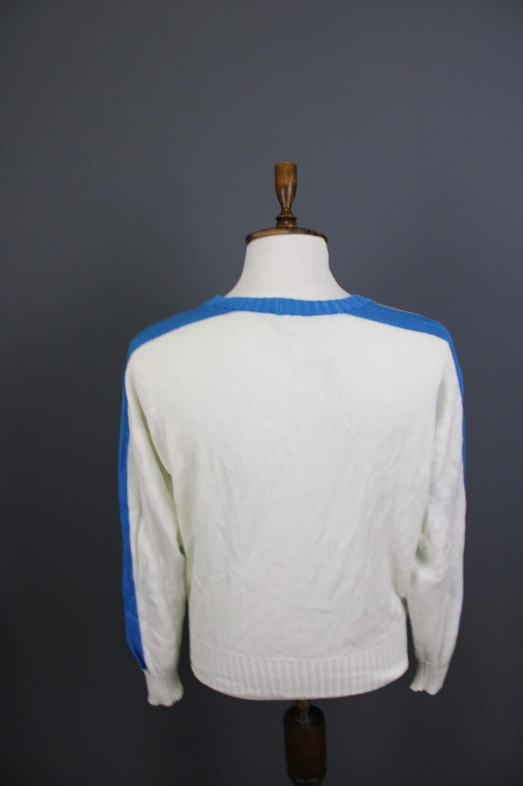 Ermenegildo Zegna Ermenegildo Zegna White Striped Cardigan Sweater Size 50 Size US M / EU 48-50 / 2 - 6 Thumbnail