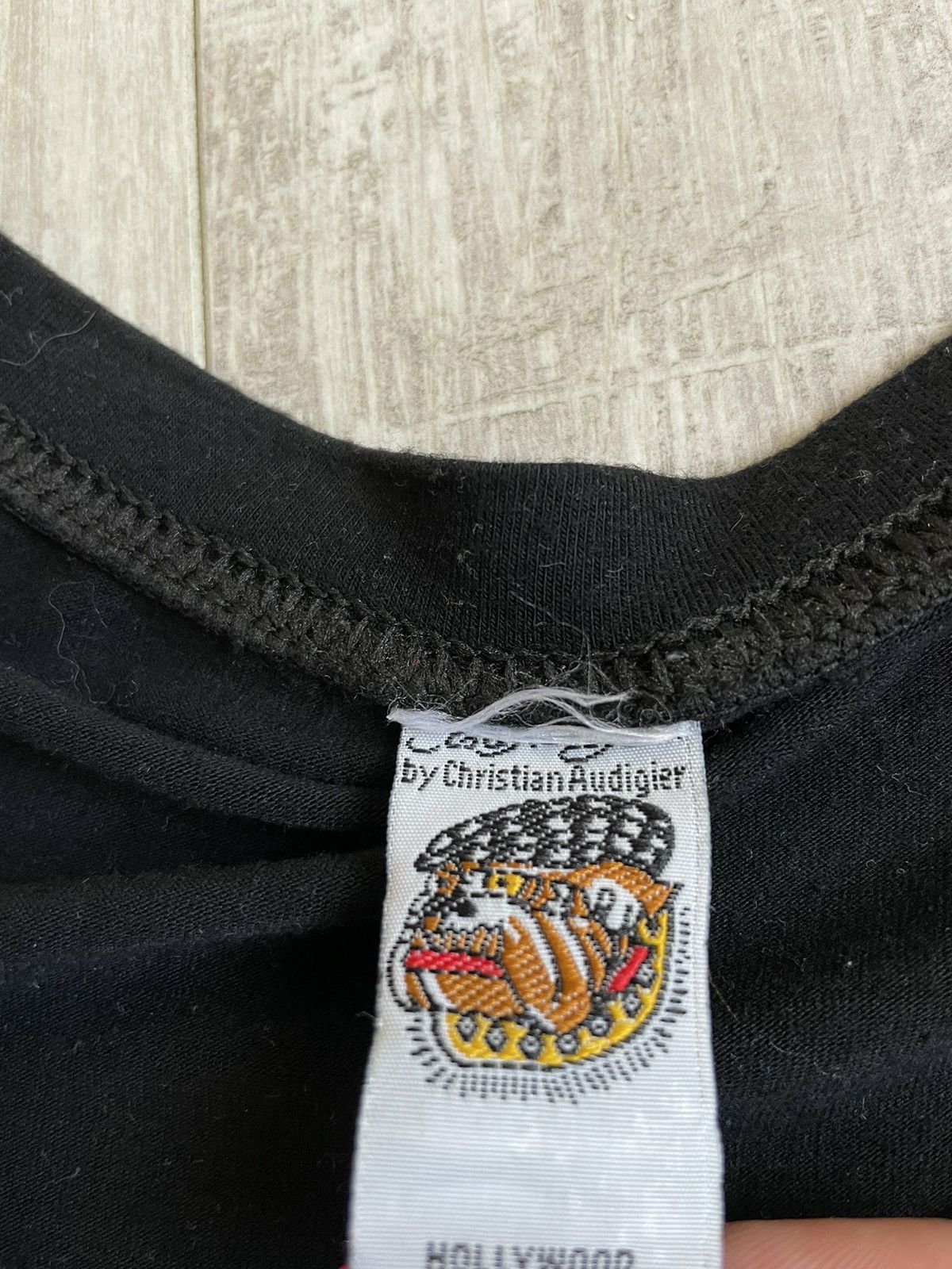 Ed Hardy Y2K Vintage Ed Hardy 00’s Pistol Rose T-Shirt Black RARE Size M / US 6-8 / IT 42-44 - 6 Thumbnail
