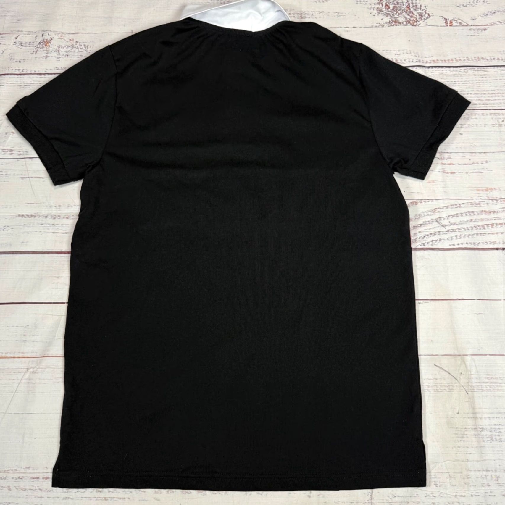 Vintage Seven Souls Womens Polo Shirt Paris Black Small Short Sleeve Size S Ladies Polo Shirt Size S / US 4 / IT 40 - 4 Thumbnail