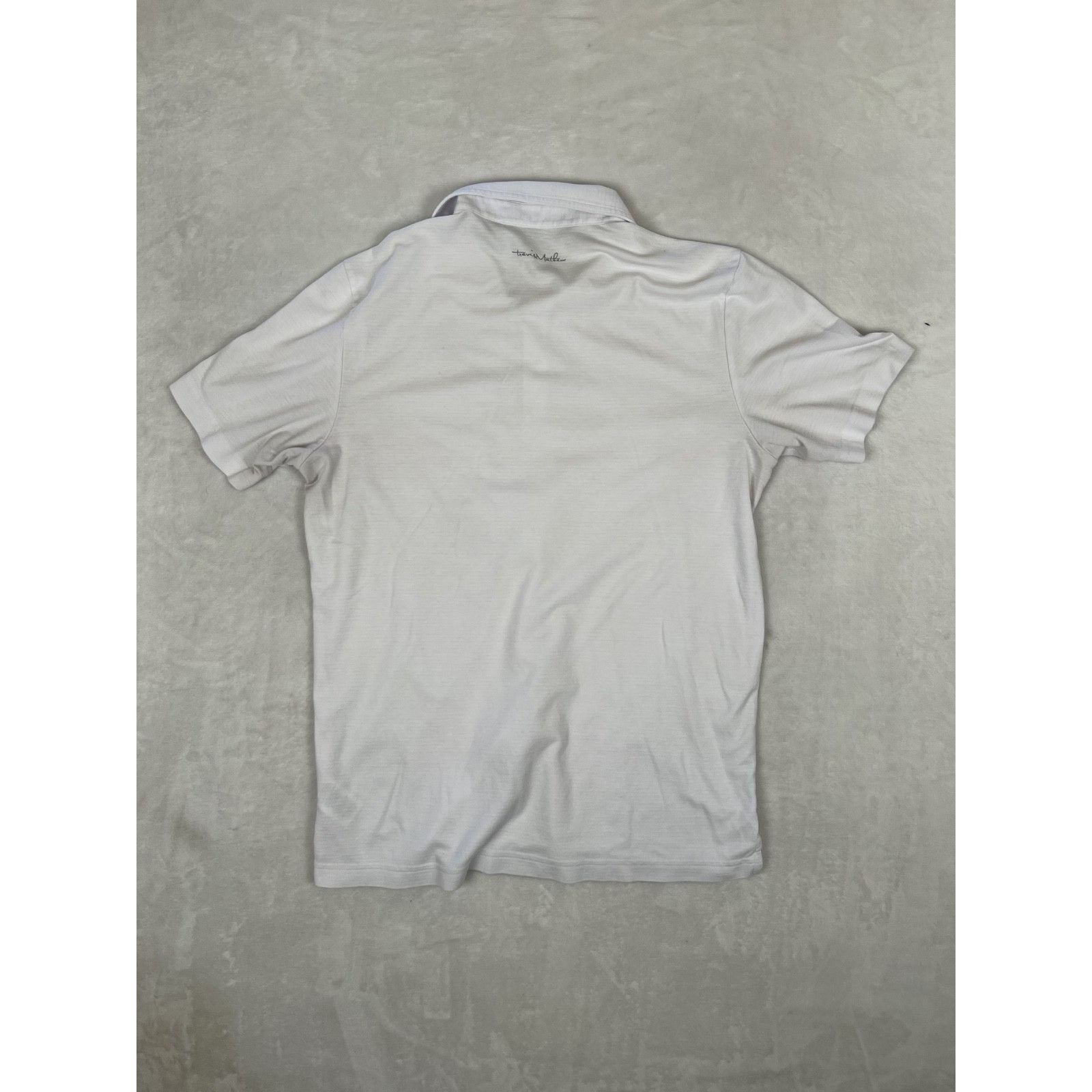 TravisMathew Travis Mathew Men's Medium TPC Sawgrass Golf Polo Shirt Whit Size US M / EU 48-50 / 2 - 8 Thumbnail