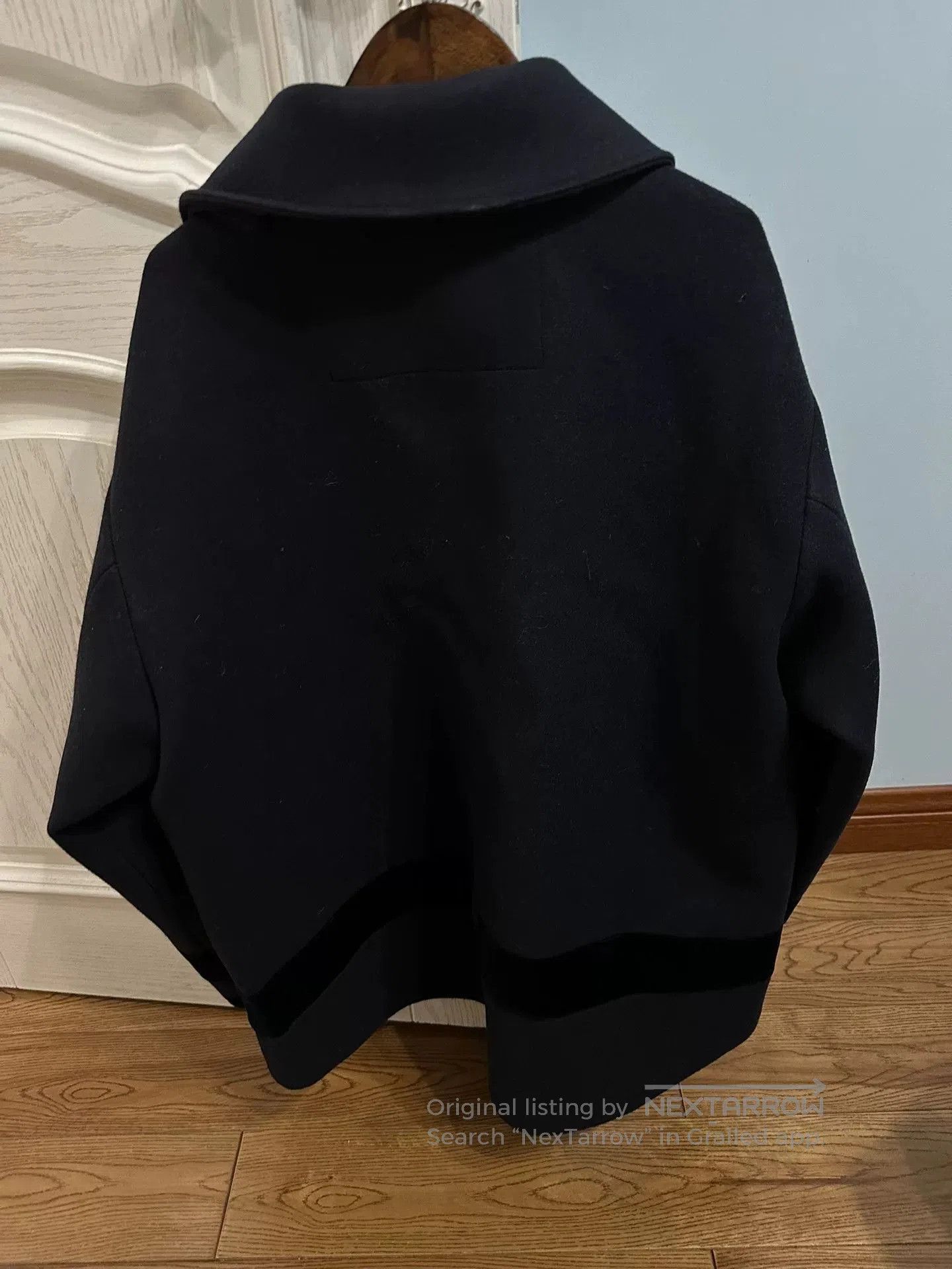 Jil Sander Jil Sander Wool Coat in Dark Blue. Size US M / EU 48-50 / 2 - 7 Thumbnail