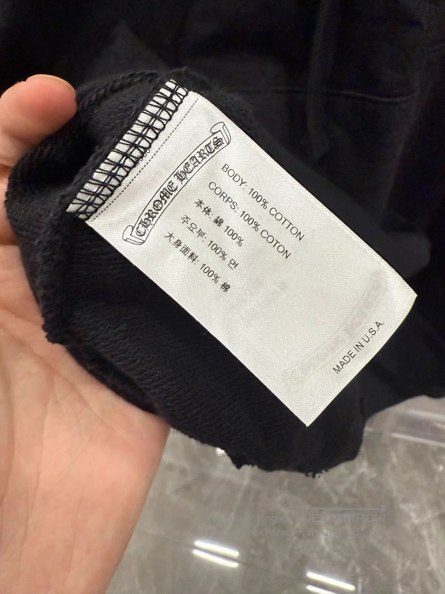 Chrome Hearts Chrome Hearts Sanskrit Horseshoe Black Hoodie XXL. Size US XXL / EU 58 / 5 - 4 Thumbnail
