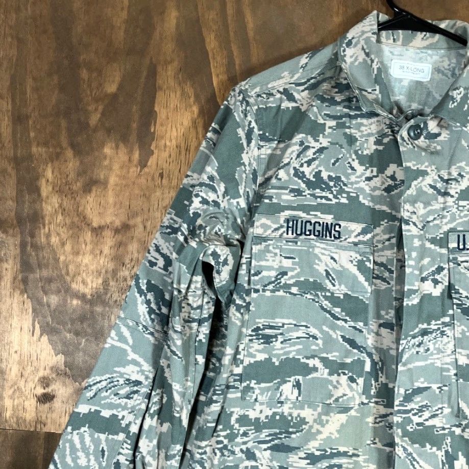 Vintage VINTAGE Air Force Airman Battle Mens Coat Green OCP Camouflage Uniform 38 XLong Mens Size US XXS / EU 40 - 4 Thumbnail